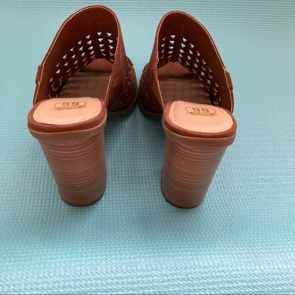 Route 66 Ripley Mule Sandal Brown faux suede size 8m - Picture 4 of 8